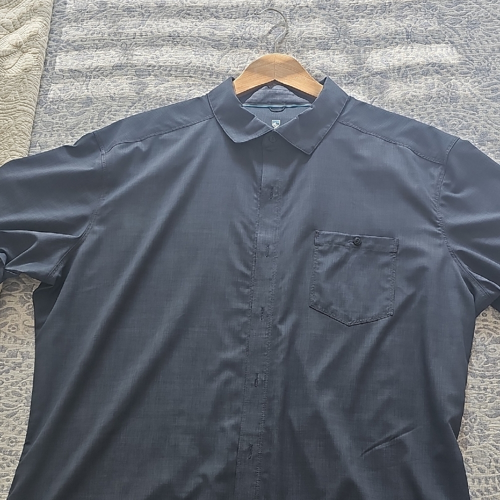 Kuhl Men's Charcoal Button Down Shirt